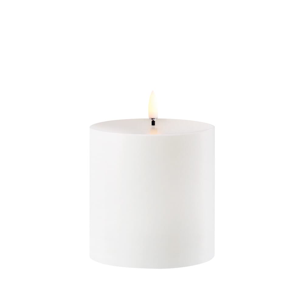 Uyuni Lighting - Pillar Candle Outdoor LED 8,4x10 cm White  Lighting