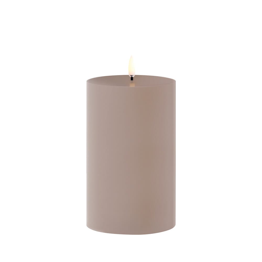 Uyuni Lighting - Pillar Candle Outdoor LED 8,4x15 cm Sandstone  Lighting