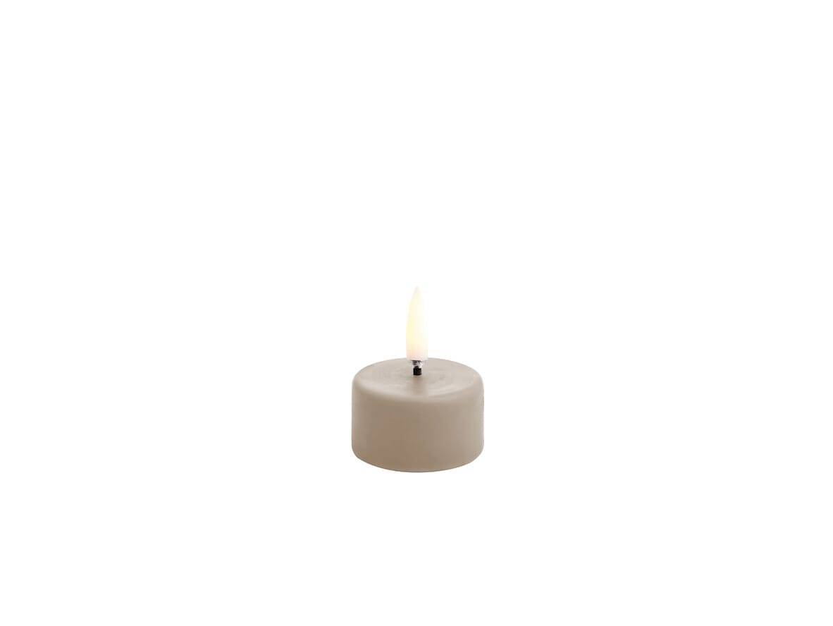 Uyuni Lighting - Tealight LED w/Battery 3,9 x 2,1 cm Sandstone  Lighting