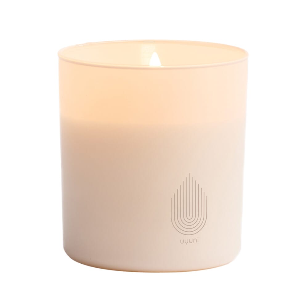 Uyuni Lighting - Glass LED Candle 9,2x10,2 cm Vanilla  Lighting
