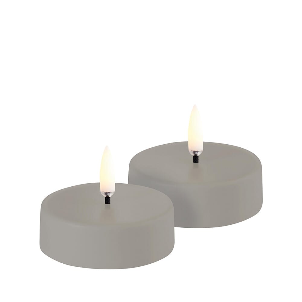 Uyuni - Rechargeable Tea Light LED 2-pack Maxi 6x2,3 cm Sandstone Plain  Lighting