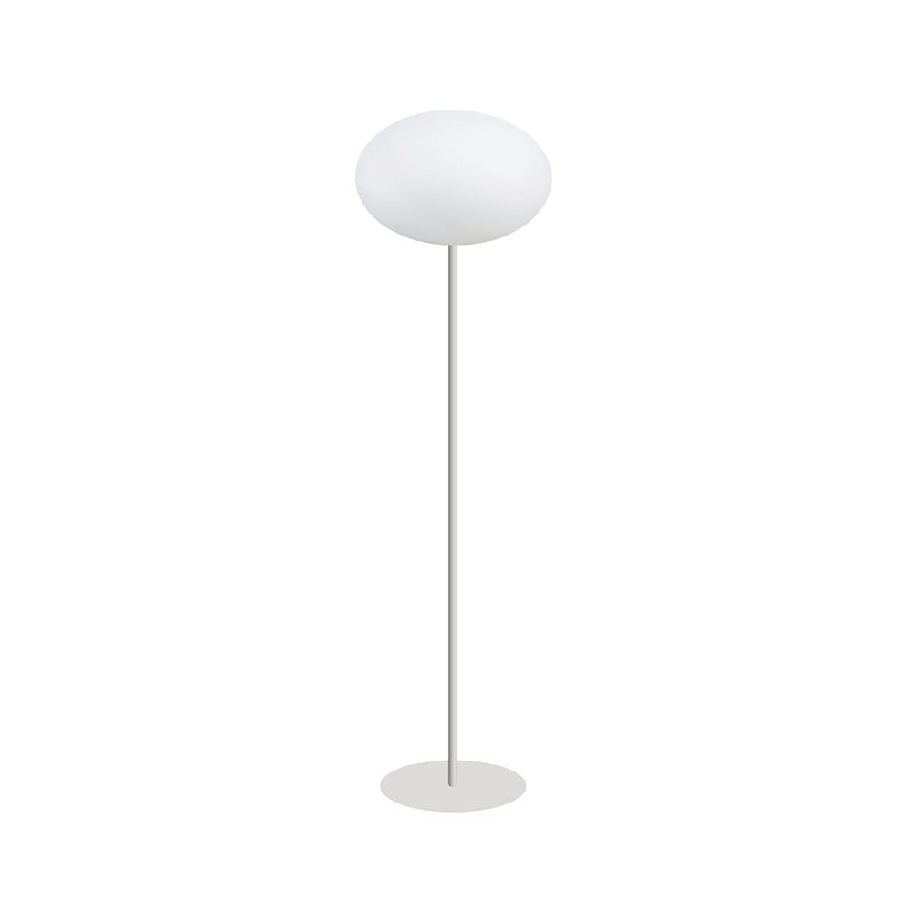 Cph Lighting - Eggy Pin Floor Lamp Dim. Ø32 Opal White/Lacquered White