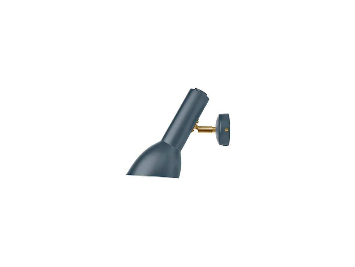 Cph Lighting - Oblique Wall Lamp HW Brass/Petrol Blue