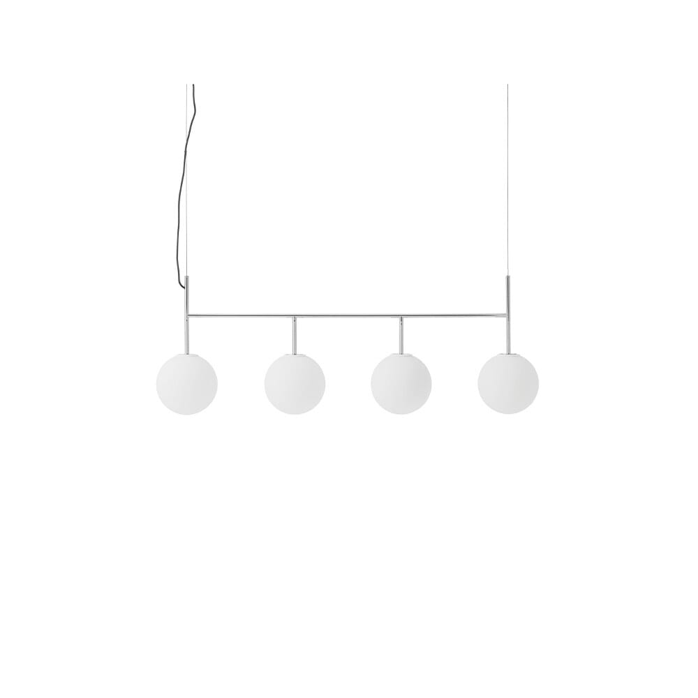 Audo Copenhagen - TR Bulb Suspension Frame Pendant Polished Steel