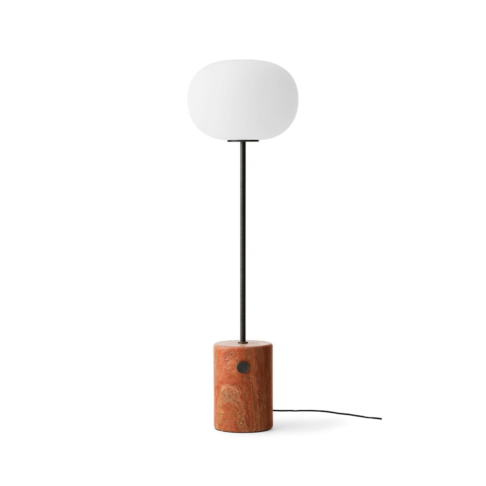 Audo Copenhagen - JWDA Floor Lamp Red Travertine/Bronzed Brass