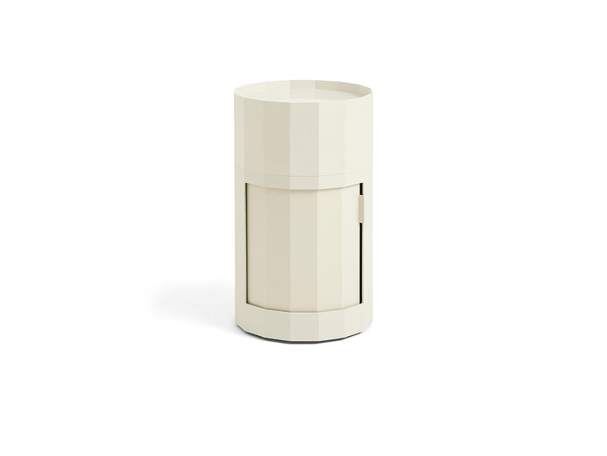 HAY - Facet Side Table incl. Feet & Castors High Eggshell