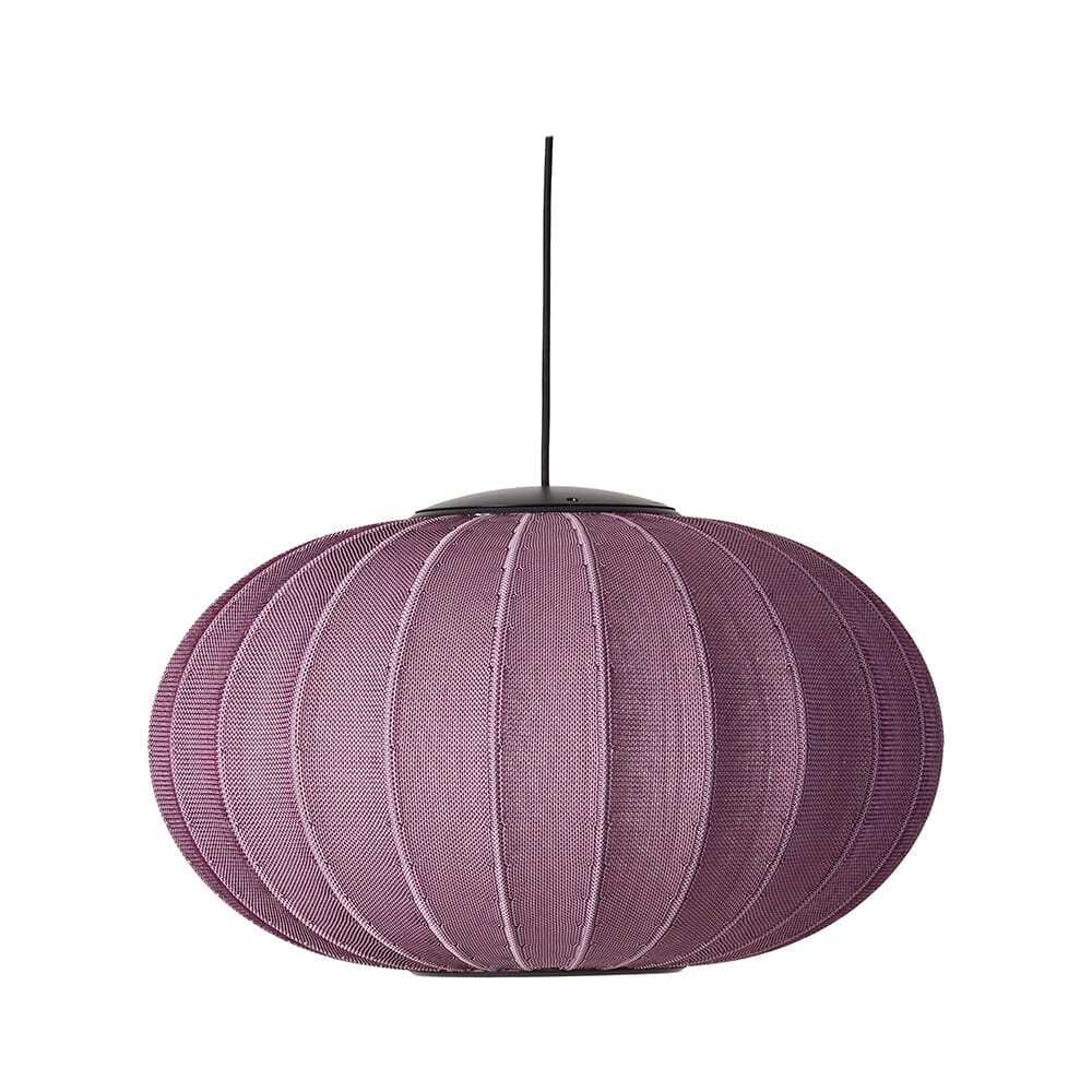 Made By Hand - Knit-Wit 57 Oval LED Pendant Burgundy
