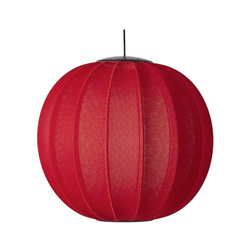 Made By Hand - Knit-Wit 60 Round LED Pendant Maple Red