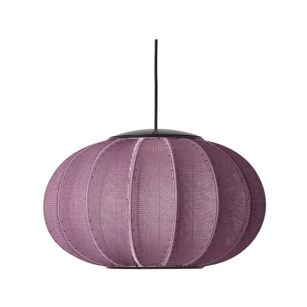 Made By Hand - Knit-Wit 45 Oval LED Pendant Burgundy
