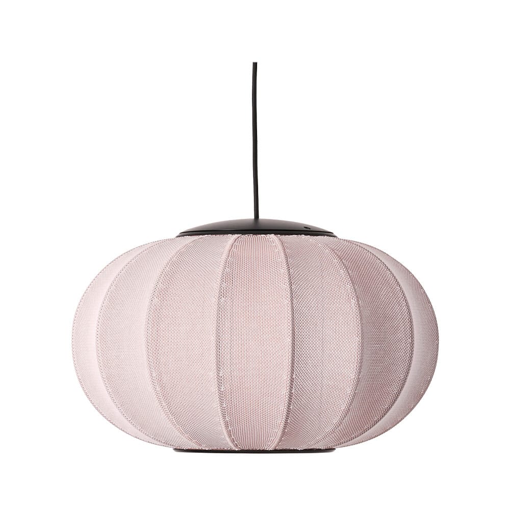 Made By Hand - Knit-Wit 45 Oval LED Pendant Light Pink