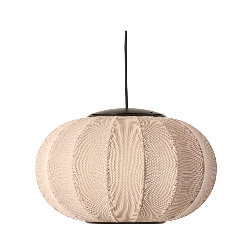 Made By Hand - Knit-Wit 45 Oval LED Pendant Sand Stone