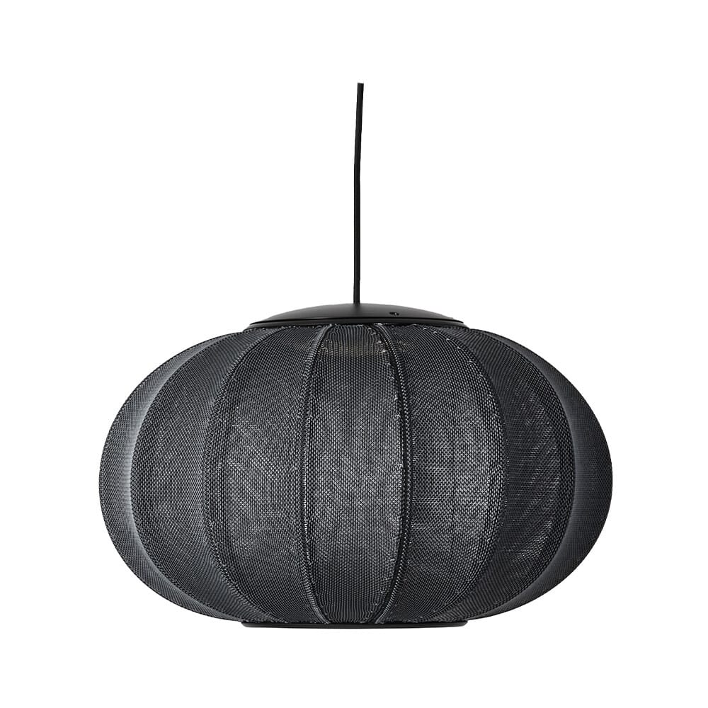 Made By Hand - Knit-Wit 45 Oval LED Pendant Black