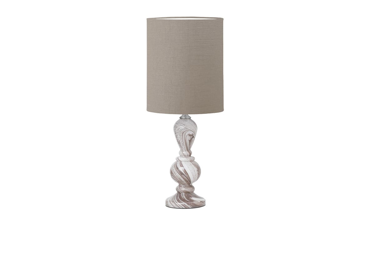 Cozy Living - Christine Table Lamp Taupe Swirl/Gertrud Alpaca