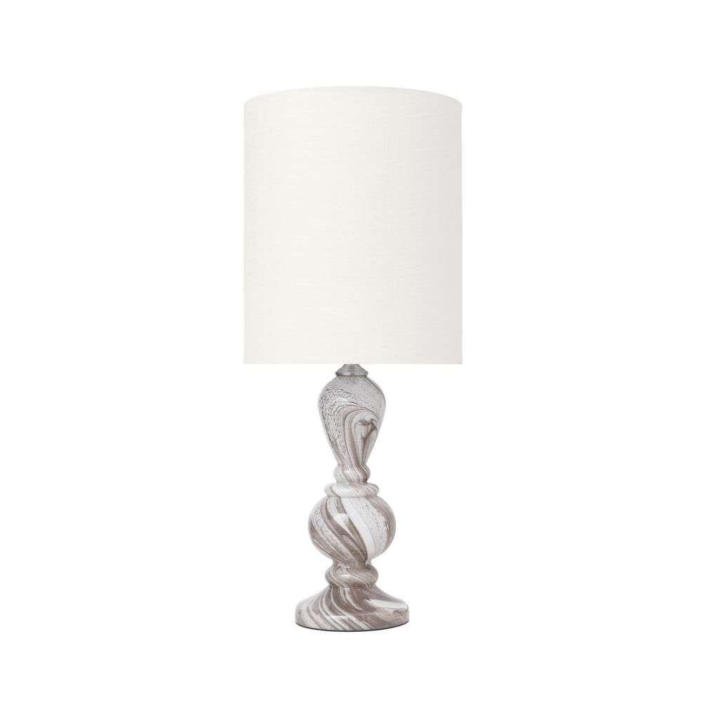 Cozy Living - Christine Table Lamp Taupe Swirl/Ivory