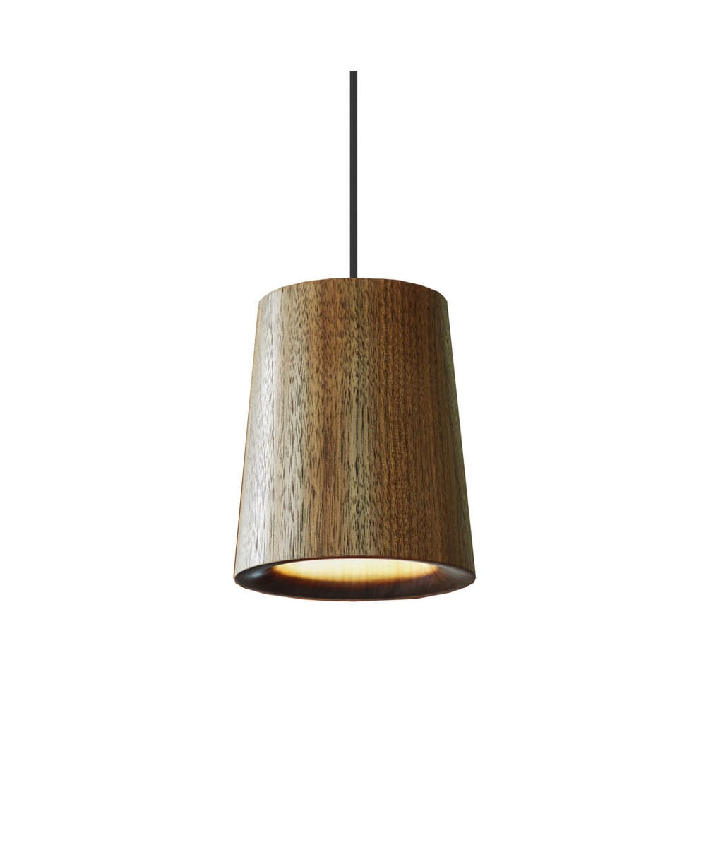 Terence Woodgate - Solid Pendant Cone Walnut