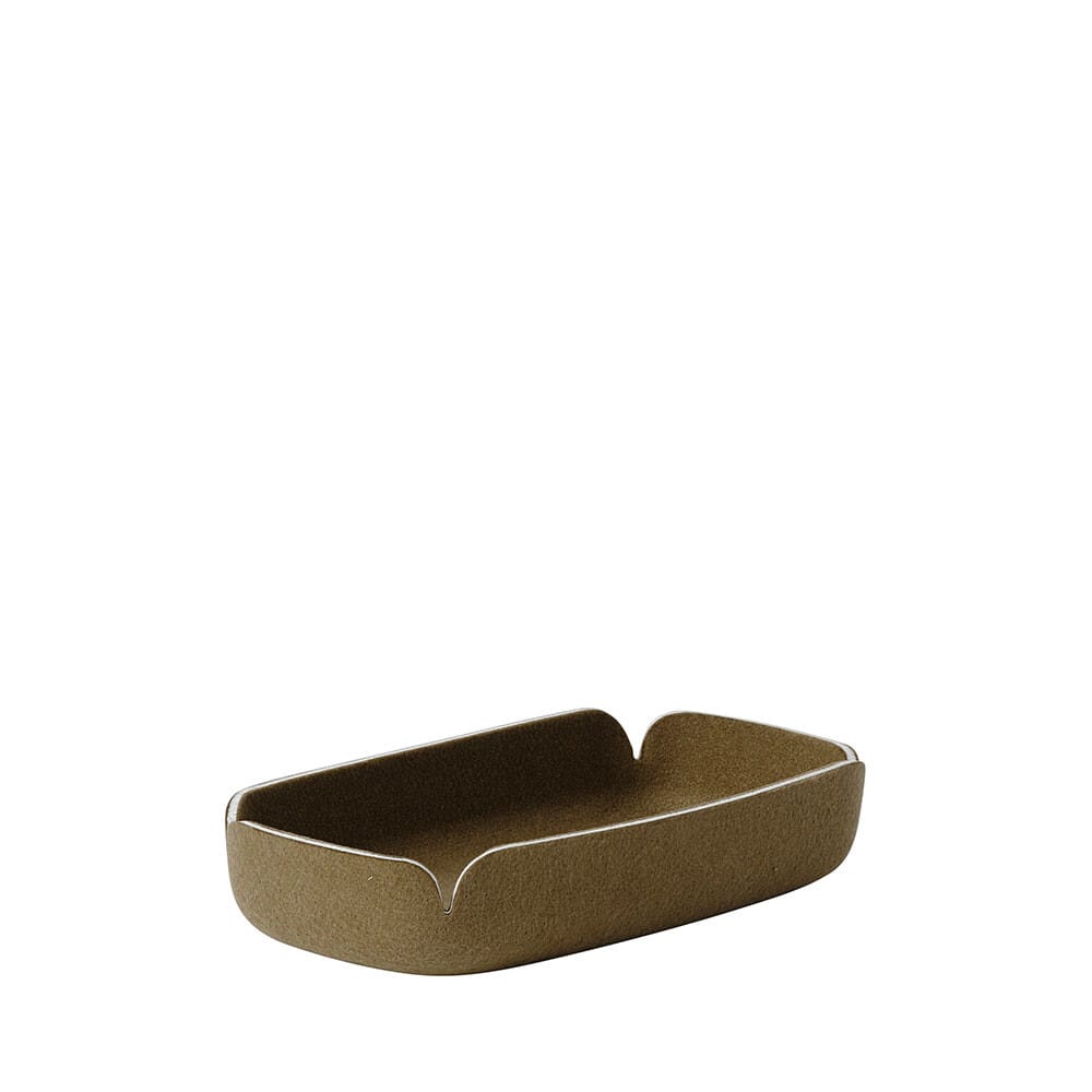 Muuto - Restore Tray 28x15,5 Brown Green