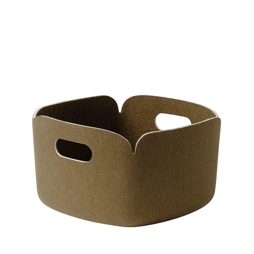 Muuto - Restore Basket 28x28 Brown Green