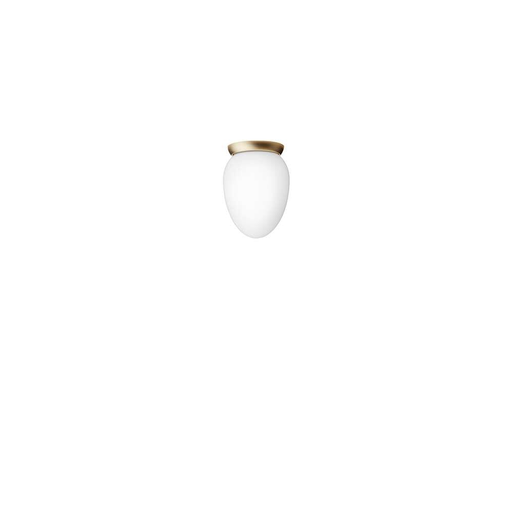 Nuura - Rizzatto 171 Wall Lamp/Ceiling Lamp Satin Brass/Opal