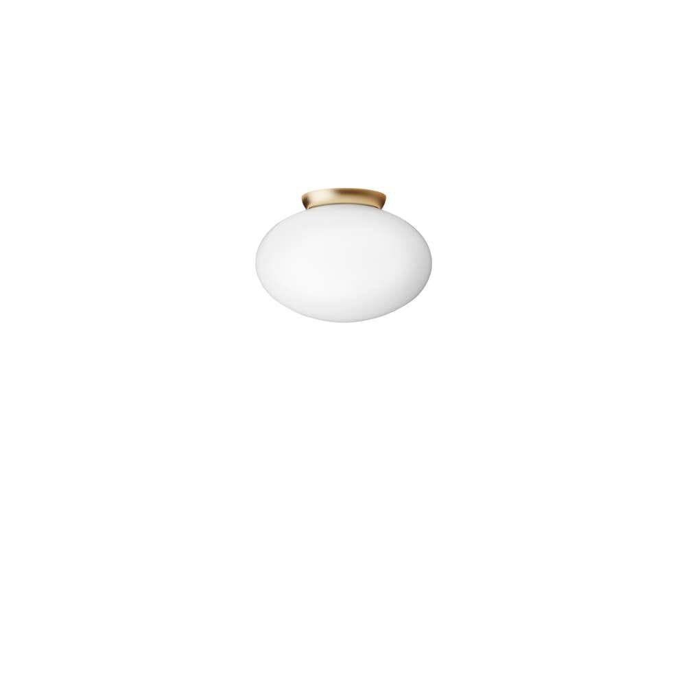 Nuura - Rizzatto 301 Wall Lamp/Ceiling Lamp Satin Brass/Opal