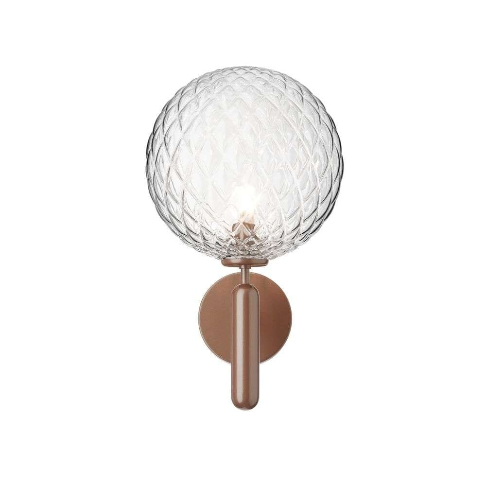 Nuura - Miira Outdoor Wall Lamp Dark Bronze/Optic Clear