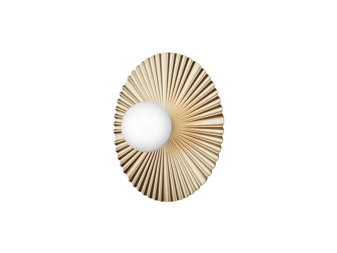 Nuura - Liila Muuse Wall/Ceiling Lamp IP44 Medium Nordic Gold/Opal