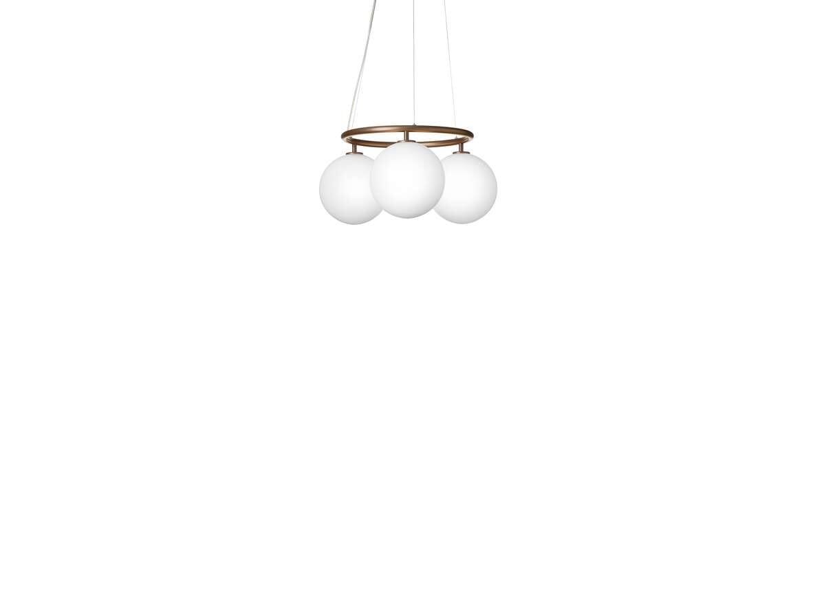 Nuura - Miira 3 Circular Chandelier Dark Bronze/Opal