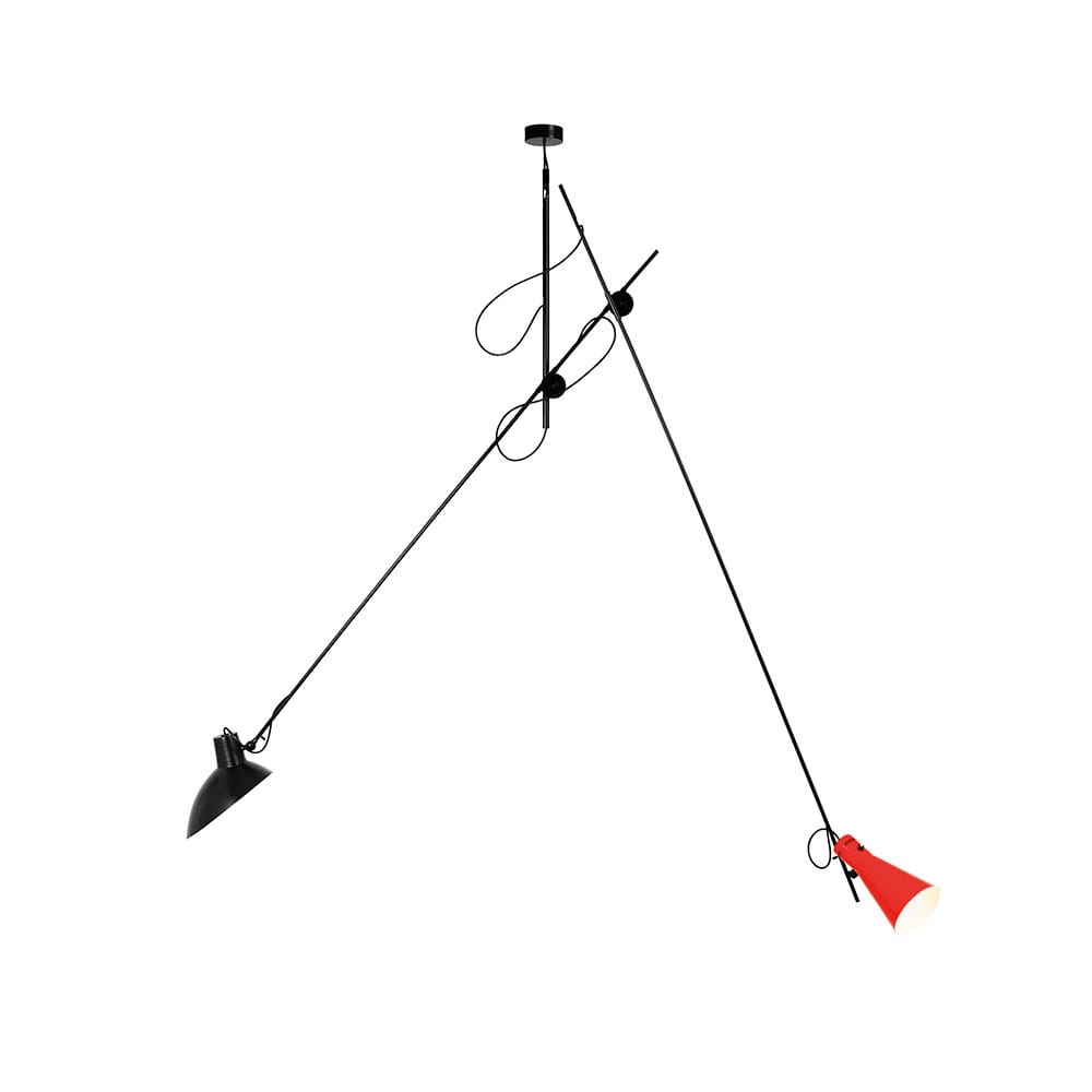 Astep - VV Cinquanta Pendant Black/Black and Red