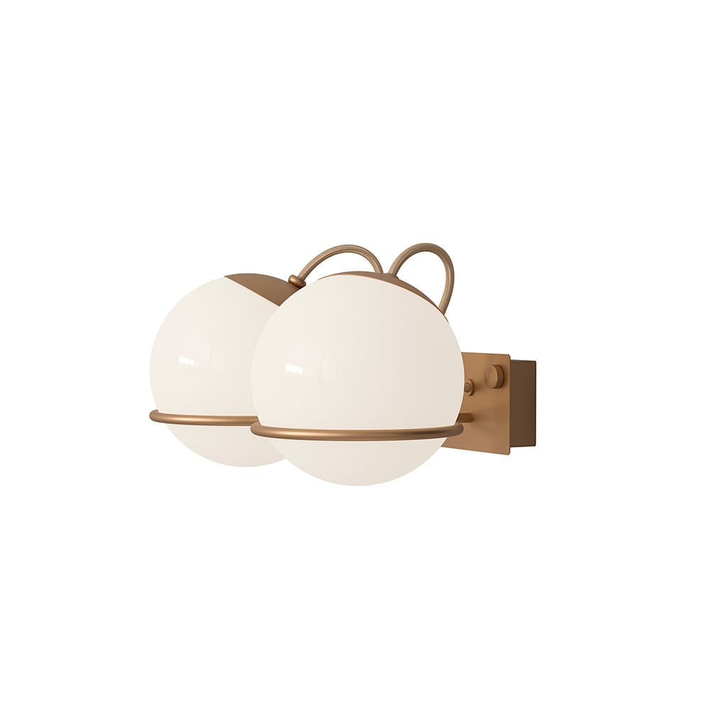 Astep - Model 237/2 Wall Lamp Ø14 Golden