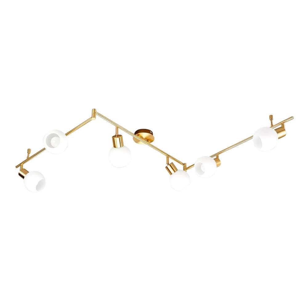 Lindby - Eleina 6 Ceiling Lamp Brass