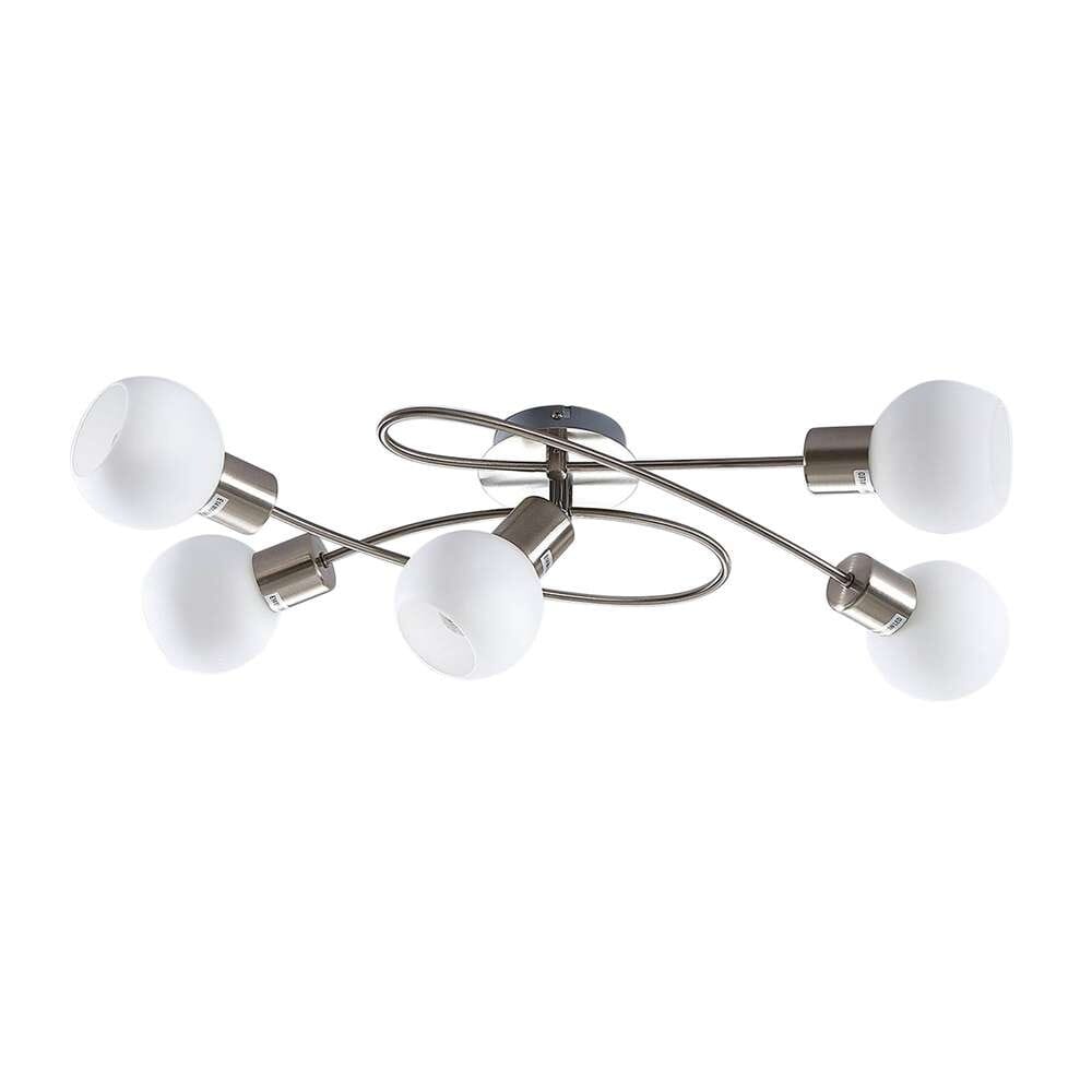 Lindby - Elaina 5 Ceiling Lamp Nickel