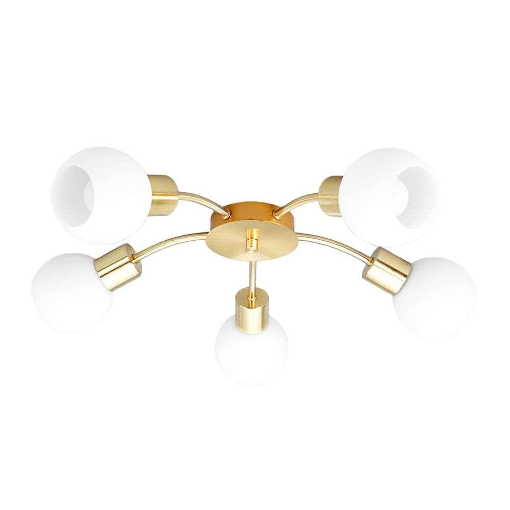 Lindby - Elaina 5 Ceiling Lamp Brass