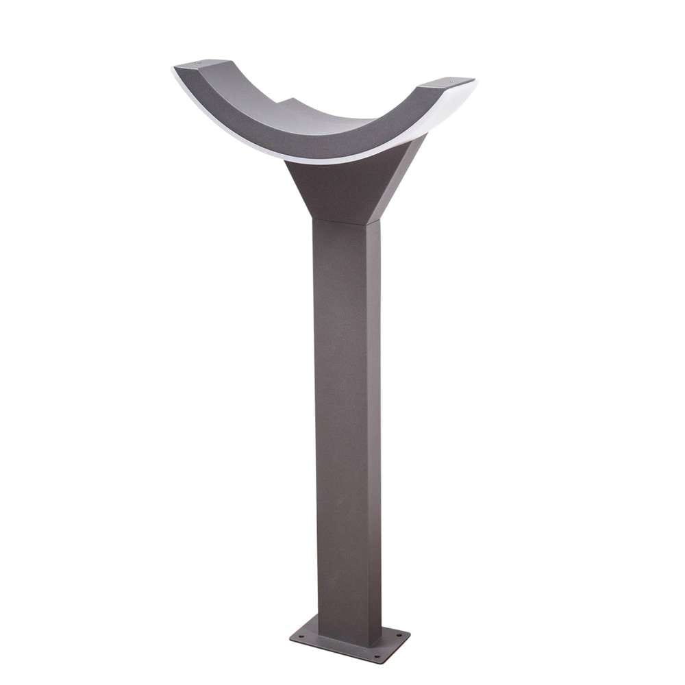 Lucande - Half Outdoor Garden Lamp Graphite