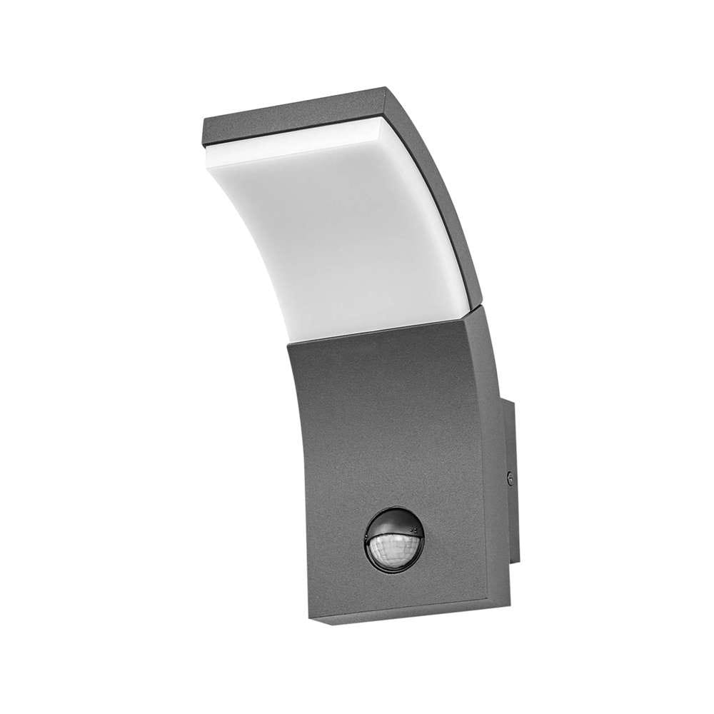 Lucande - Timm Outdoor Wall Lamp IP54 w/Sensor Graphite