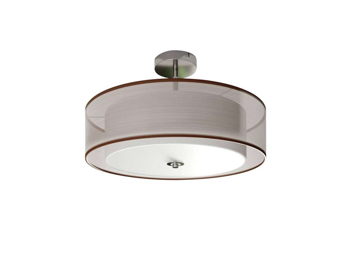 Lindby - Pikka LED Ceiling Lamp Brown/White