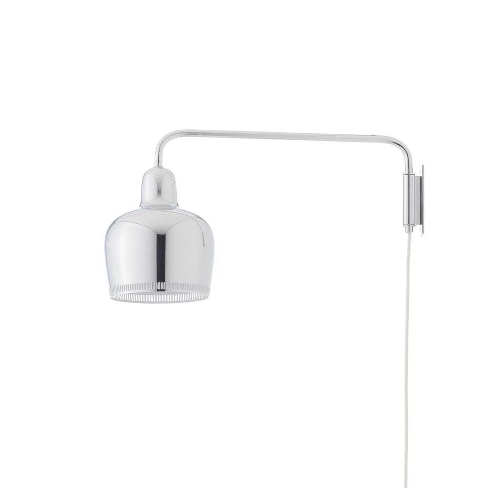 Artek - A330S Golden Bell Wall Lamp Chrome/White