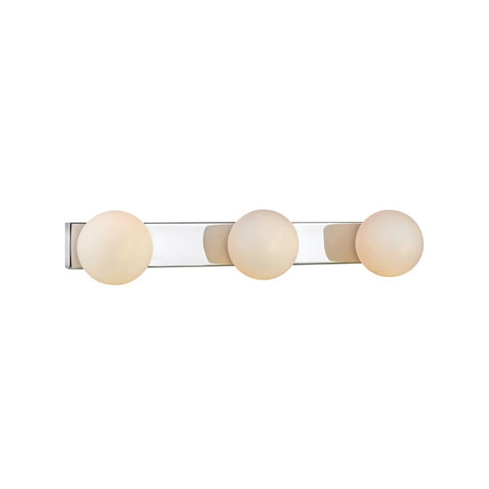 Markslöjd - Mini 3 Wall Lamp IP44 Chrome/White