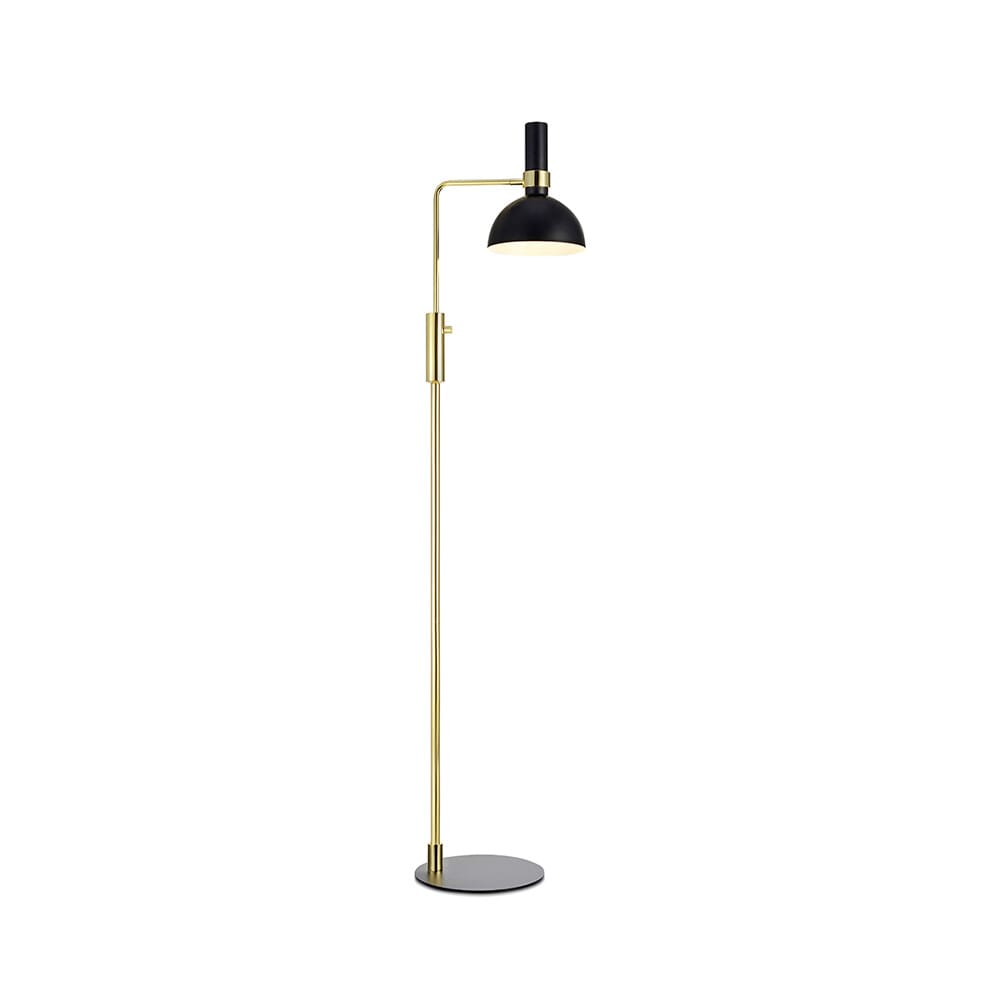 Markslöjd - Larry Floor Lamp Black/Brushed Brass