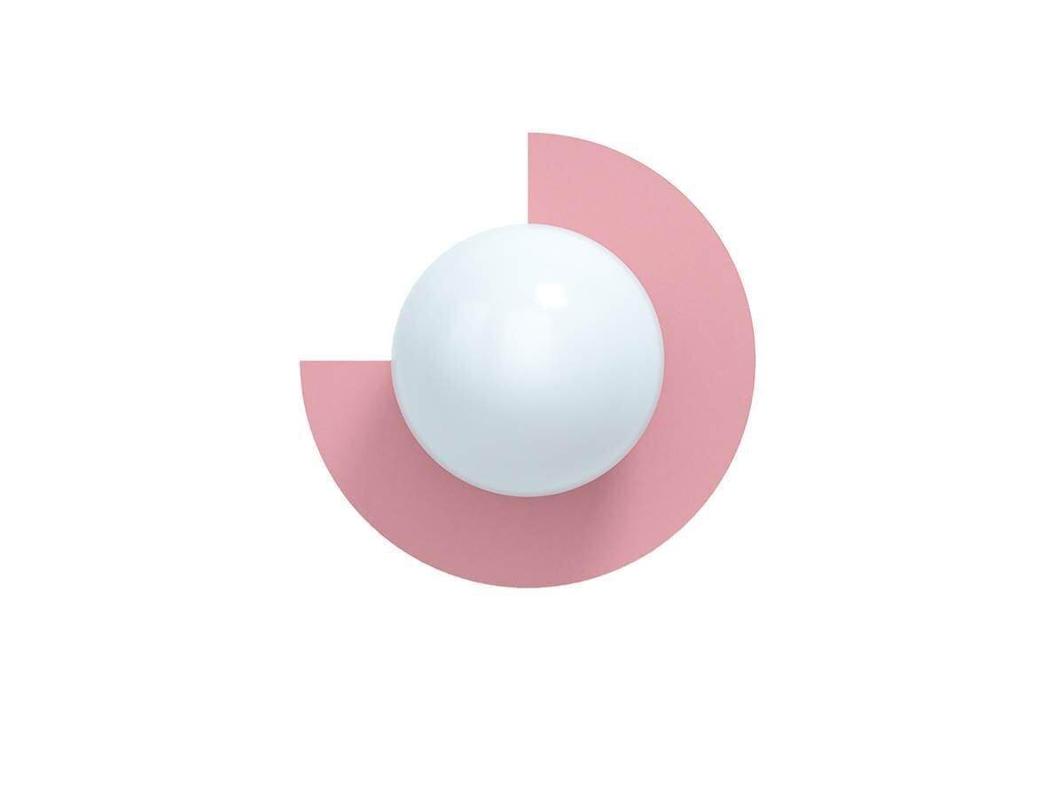 Swedish Ninja - Candy Big Circle 270 L Wall Lamp Bubblegum Pink