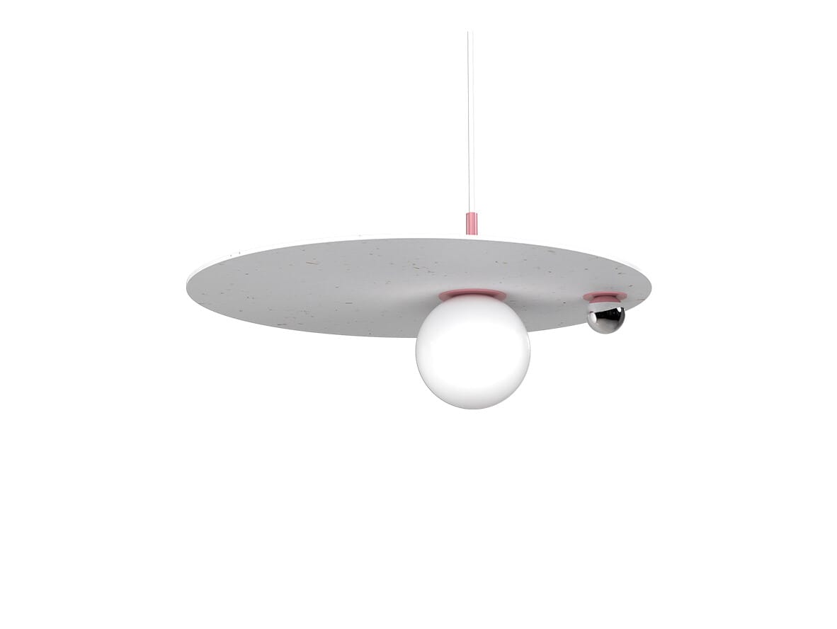 Swedish Ninja - Pluto Big Pendant Bubblegum Pink