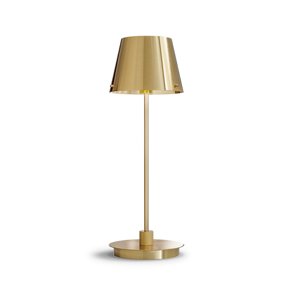 Herstal - Gil il Grande Table Lamp Satin Brass/Satin Brass