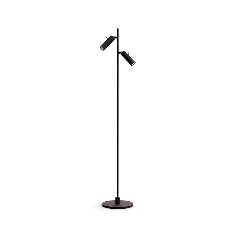 Herstal - Pipeline 2 Floor Lamp Matt Black