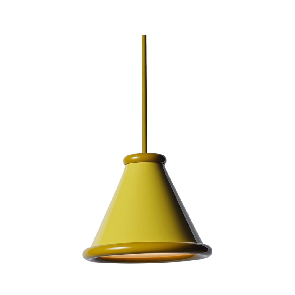 Belid - Belle Pendant Ø15 Zinc Yellow/Honey Yellow