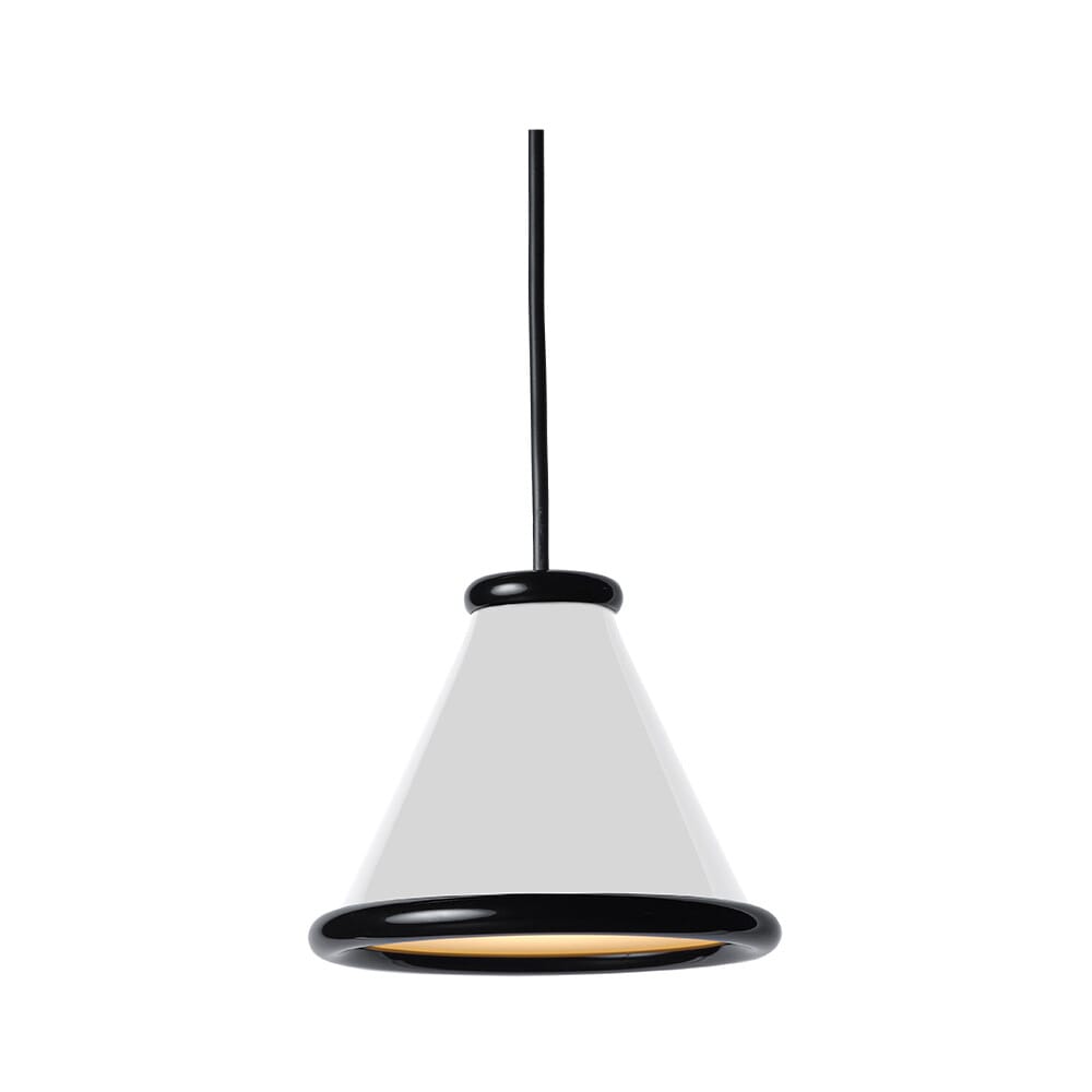 Belid - Belle Pendant Ø15 Glossy White/Glossy Black