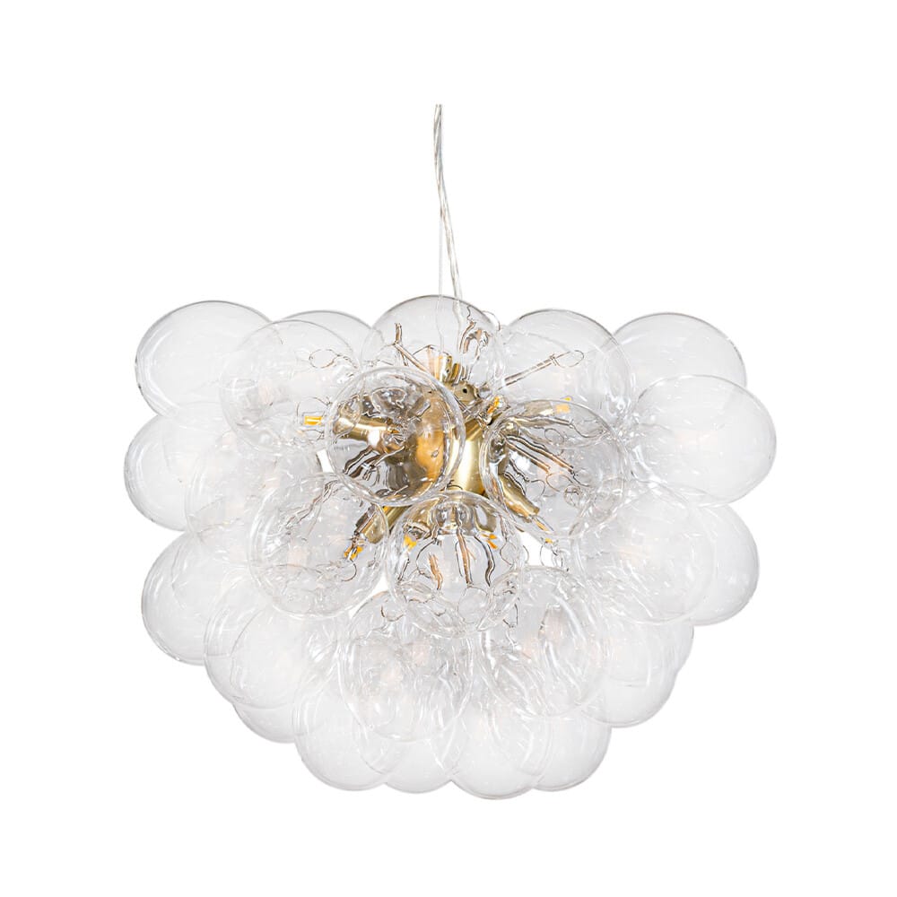 By Rydéns - Gross Pendant Ø50 Brass/Clear