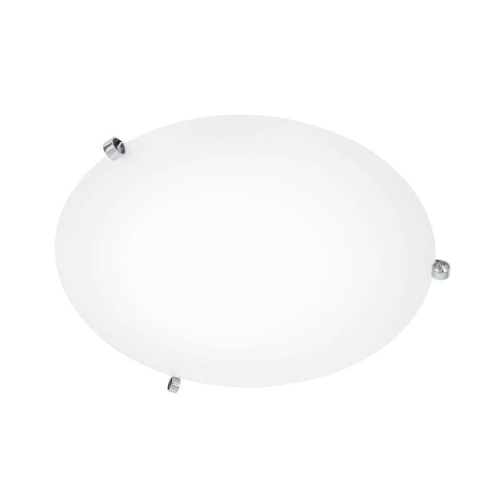 Konsthantverk - Ögla Ceiling Lamp Ø55 Chrome/White