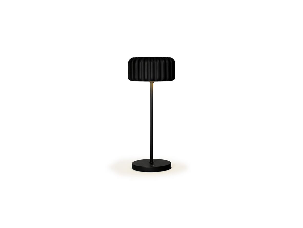 Atelier Pierre - Dentelles Bistro Portable Table Lamp IP44 Black