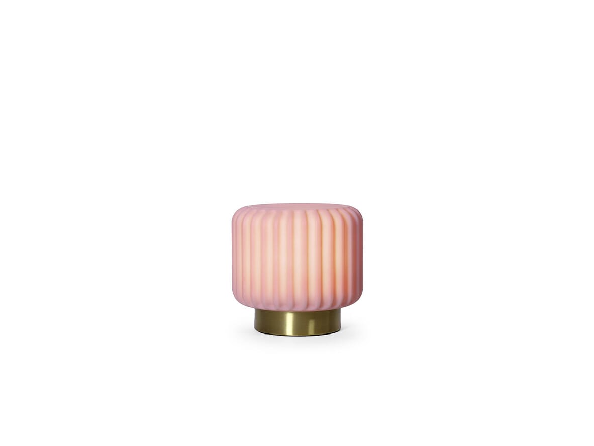 Atelier Pierre - Dentelles 15 Portable Table Lamp Ø16 Strawberry/Gold