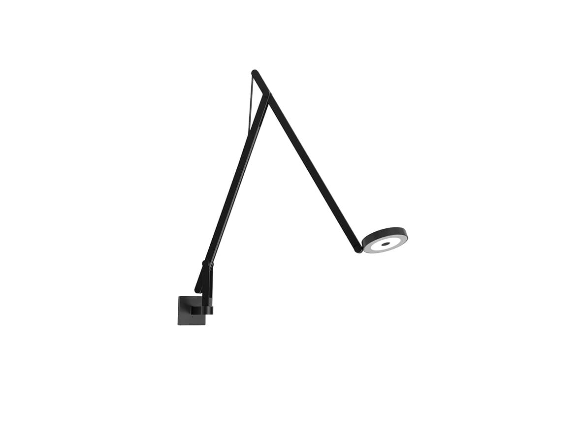Rotaliana - String W1 Wall Lamp DTW Matt Black/Black