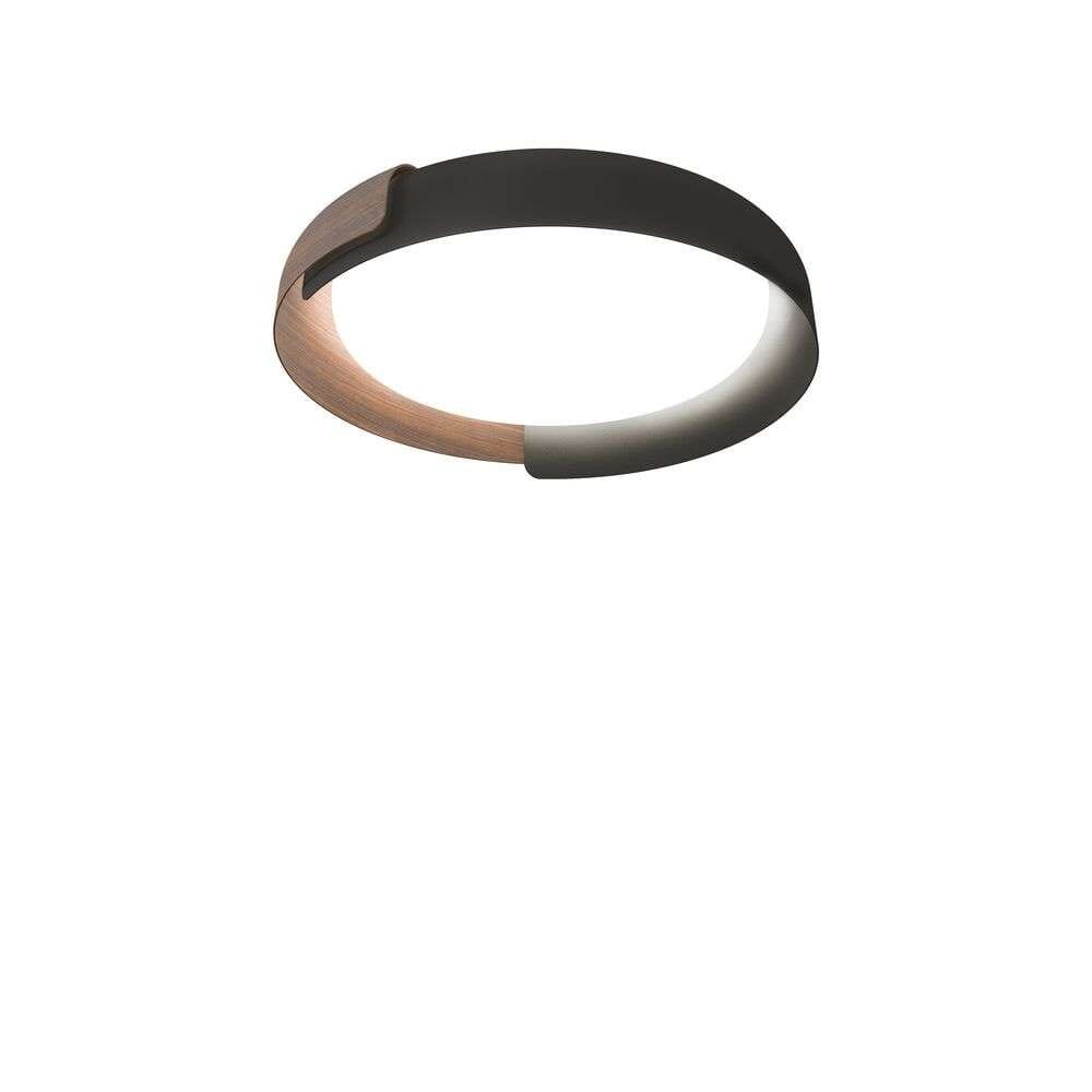 KDLN - Dala Ceiling Lamp 3000K Dark Grey/Wood KDLN
