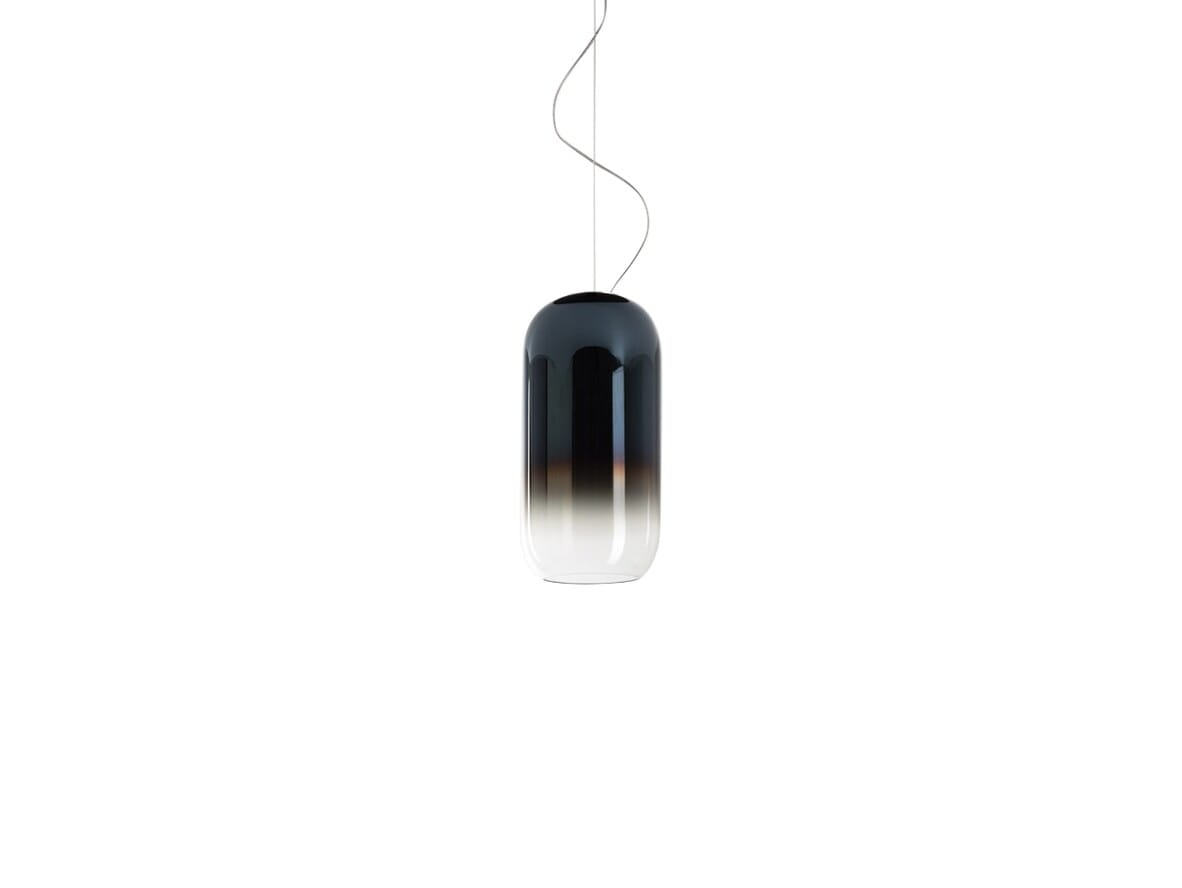 Artemide - Gople Mini Pendant Blue Sapphire/Black